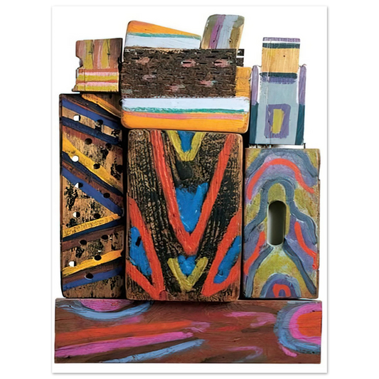 Betty Parsons - Totem Materia-R - 1980 Fine Art Poster - Default Title