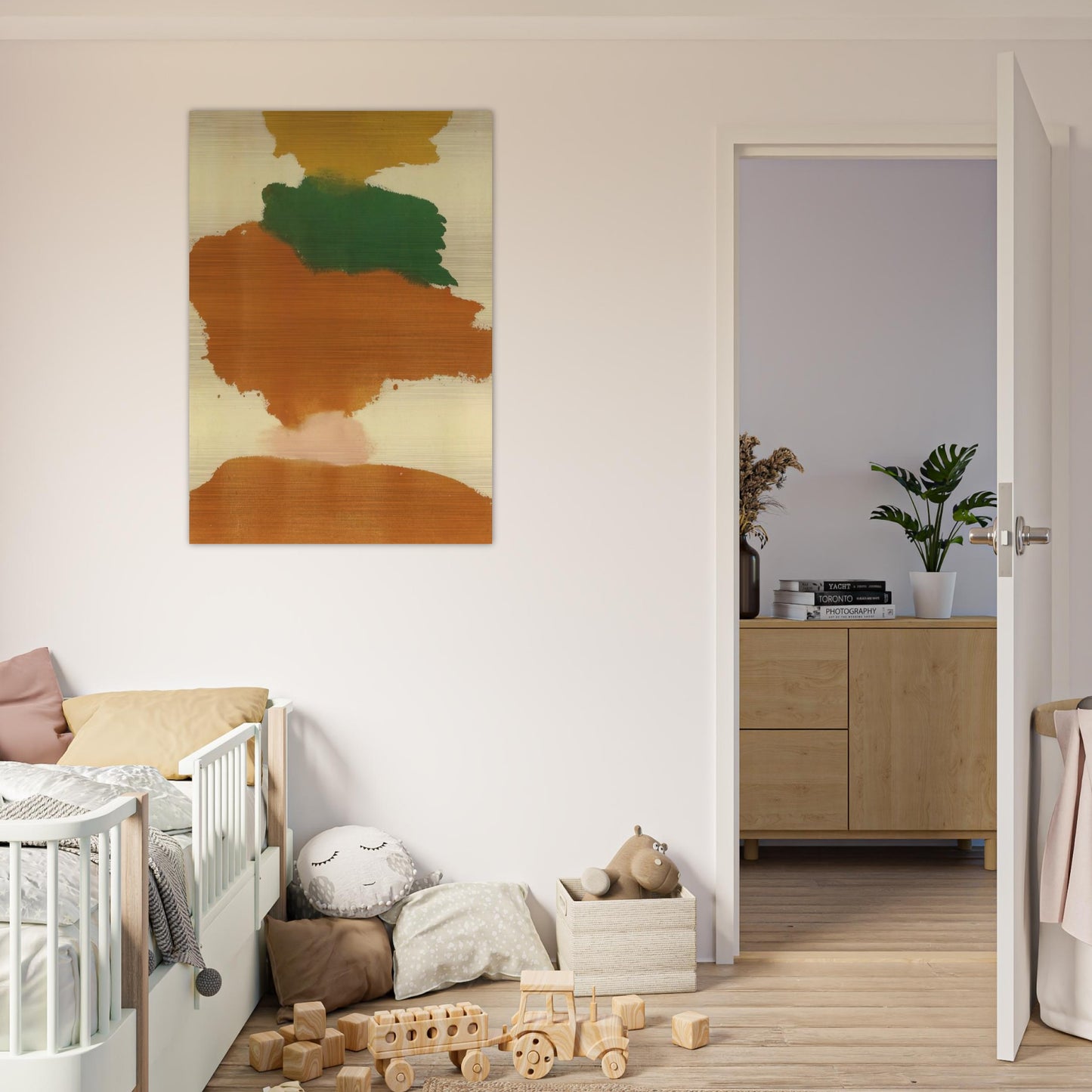 Untitled - 1963 - Helen Frankenthaler Brushed Aluminum Print - 70x100 cm / 28x40 inches | Helen Frankenthaler Aluminum Print | Helen Frankenthaler Prints