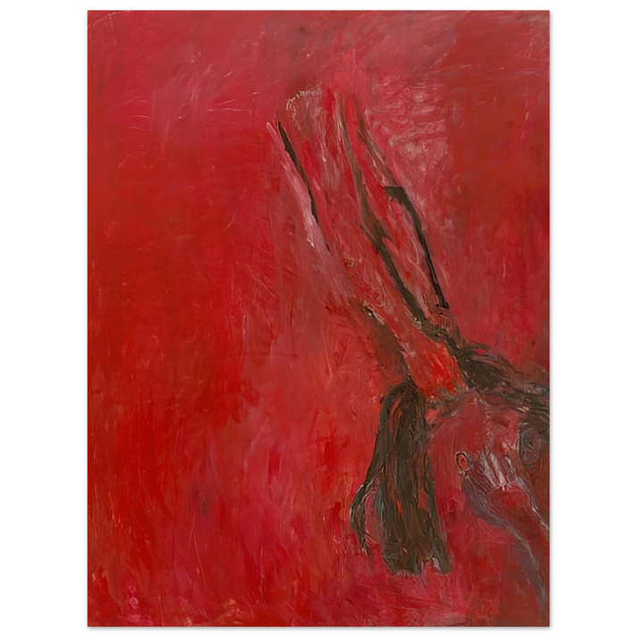 Susan Rothenberg - MAGGIE S PONYTAIL 1993  75x100 cm / 30x40inches Fine Art Poster