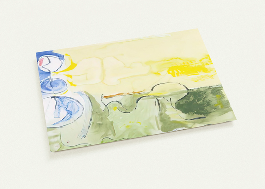 Flotilla - 2006 By Helen Frankenthaler Pack of 10 Post Cards | Helen Frankenthaler Post Cards | A6 (10.5 x 14.8 cm) - 4.1 x 5.8 inches