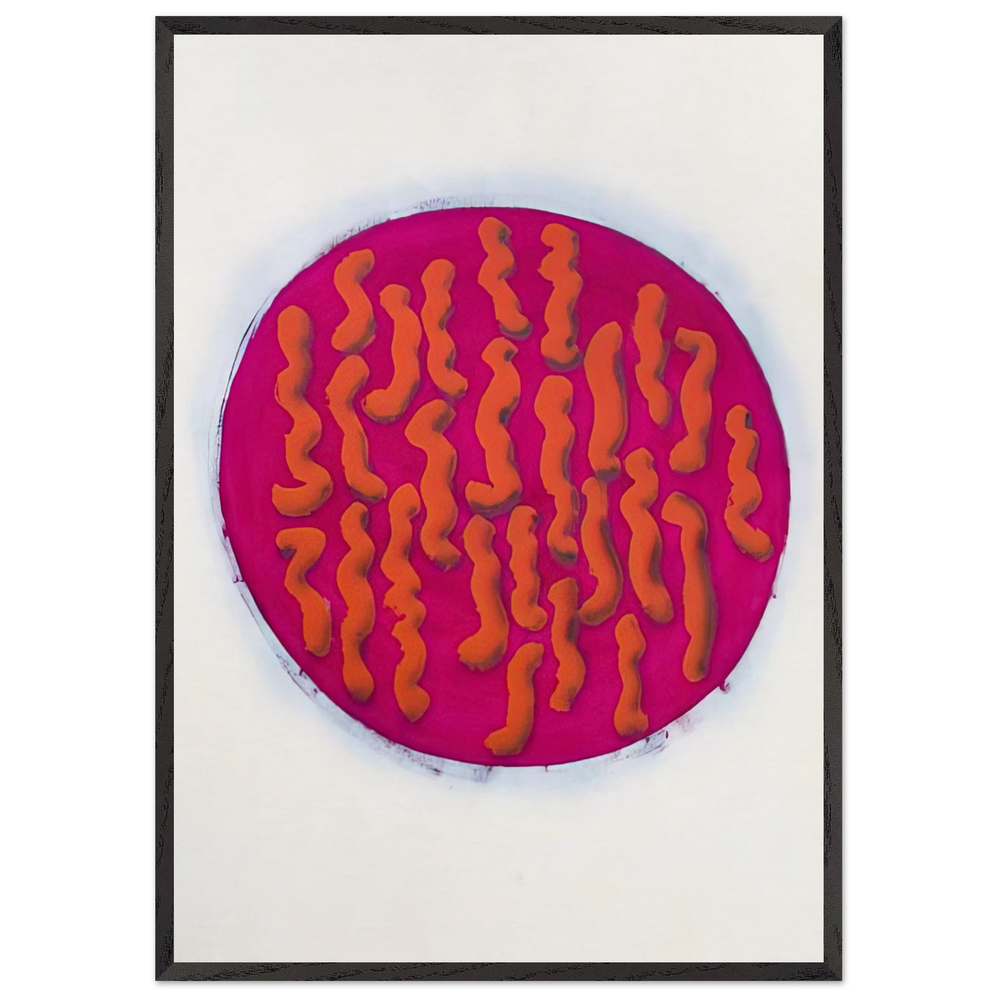 Untitled Sunset Series 32  - 1965 - John Altoon Framed Art Print – Black Wooden Frame - Default Title - -Framed Art Print