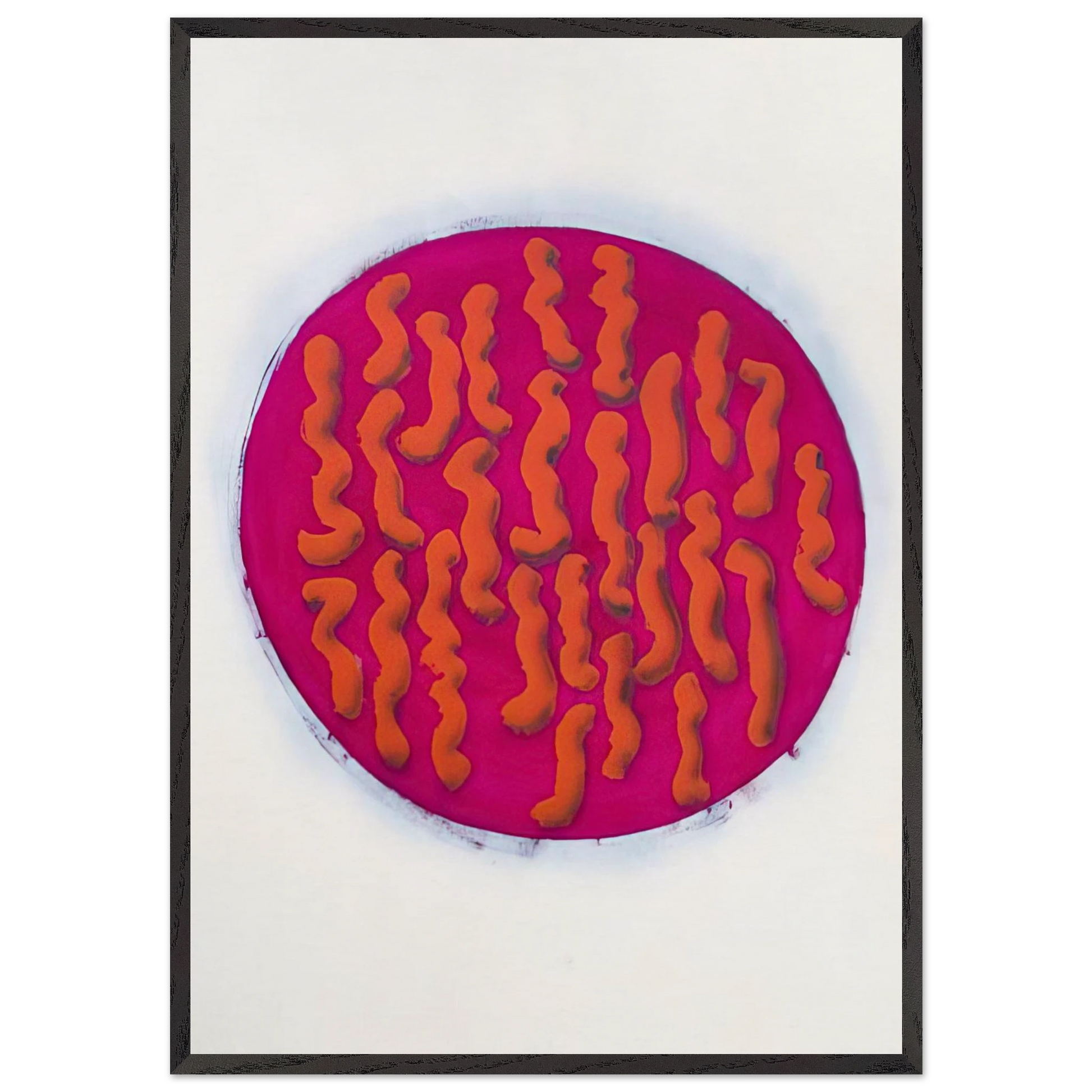 Untitled Sunset Series 32  - 1965 - John Altoon Framed Art Print – Black Wooden Frame - Default Title - -Framed Art Print