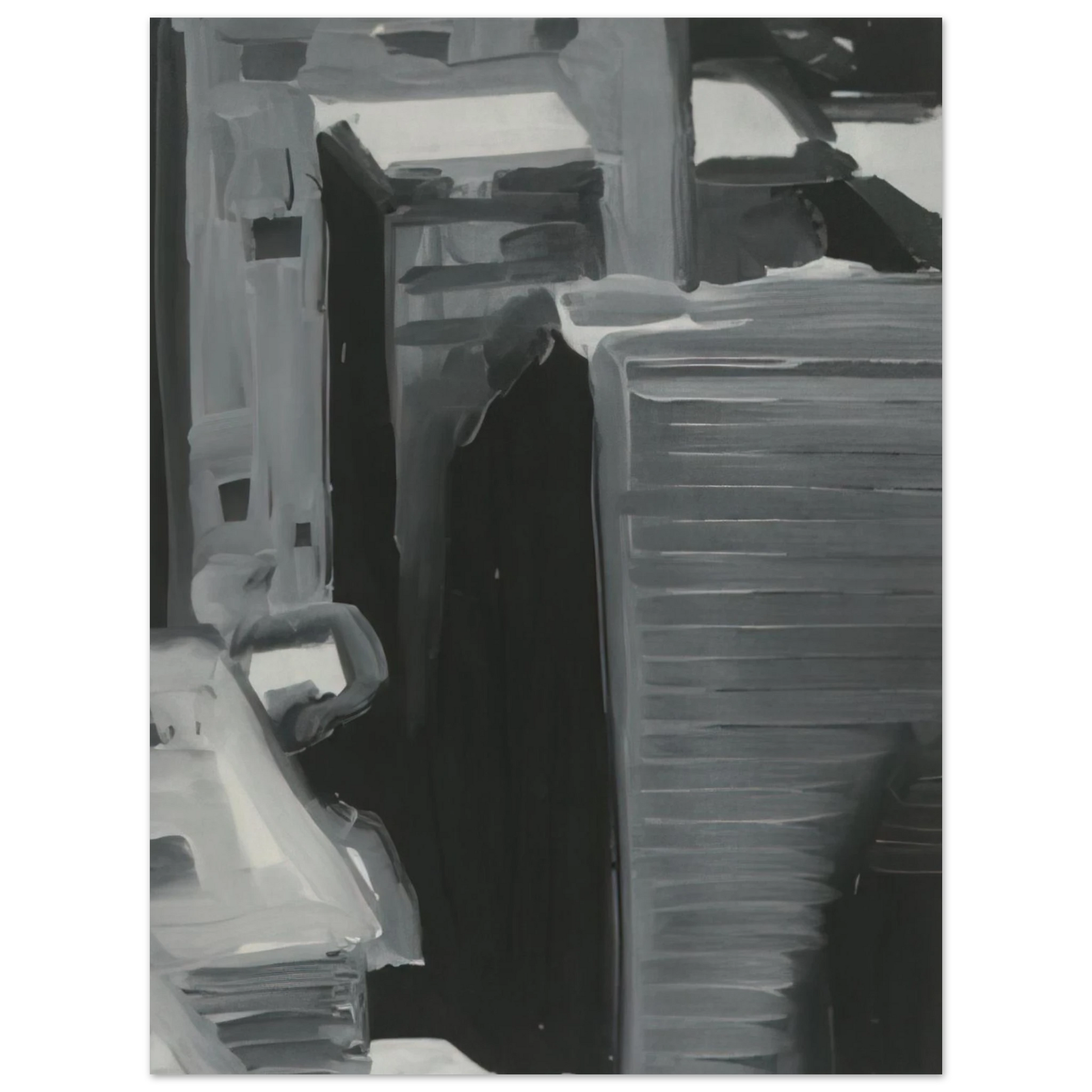 Gerhard Richter - TOWNSCAPE 1968 Fine Art Poster - Default Title