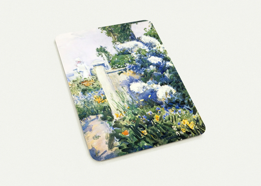 Garden by the Sea, Isles of Shoals By Childe Hassam Pack of 10 Post Cards | Childe Hassam Post Cards | A6 (10.5 x 14.8 cm) - 4.1 x 5.8 inches