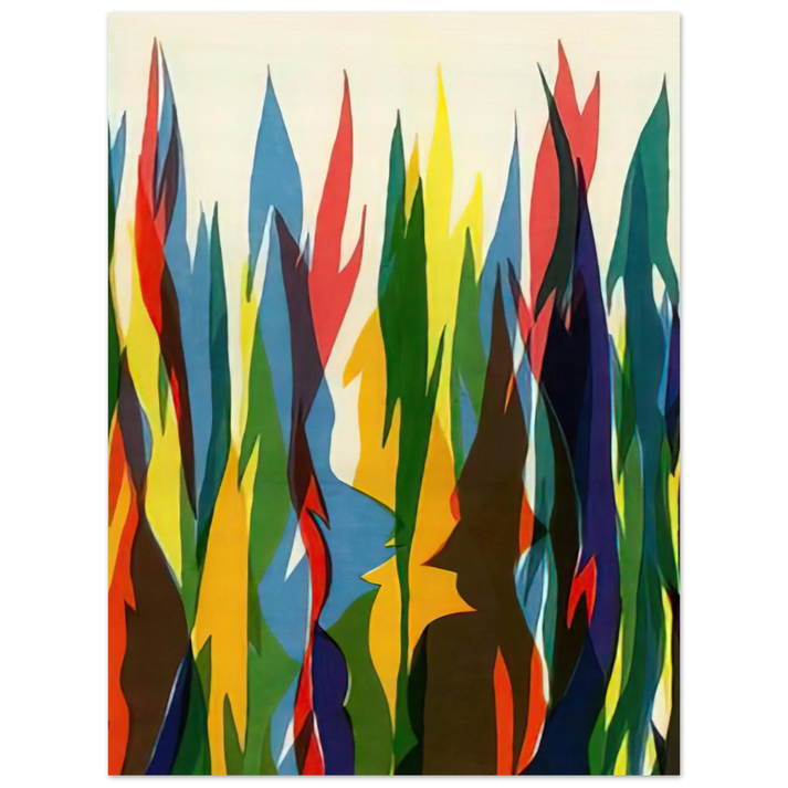 Piero Dorazio - KÃƒÂ³kkora - 1987  75x100 cm / 30x40inches Fine Art Poster