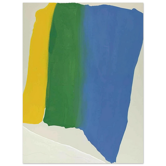 Helen Frankenthaler - Summer Insignia - 1969 Wall art - 13x18 cm / 5x7 inches - Fine Art Poster - -
