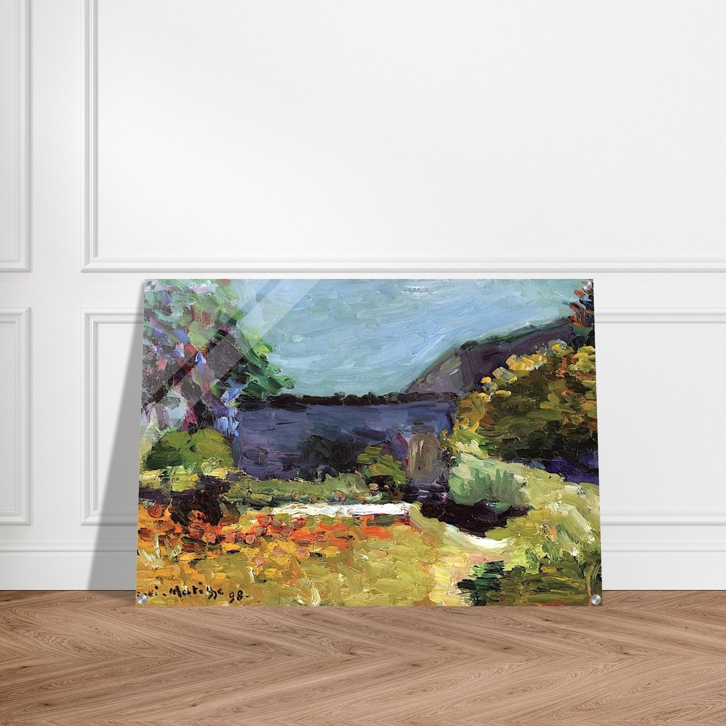 LANDSCAPE 1898 - Henri Matisse Acrylic Print - 70x100 cm / 28x40″ inches | Henri Matisse Wall Art | Henri Matisse Prints