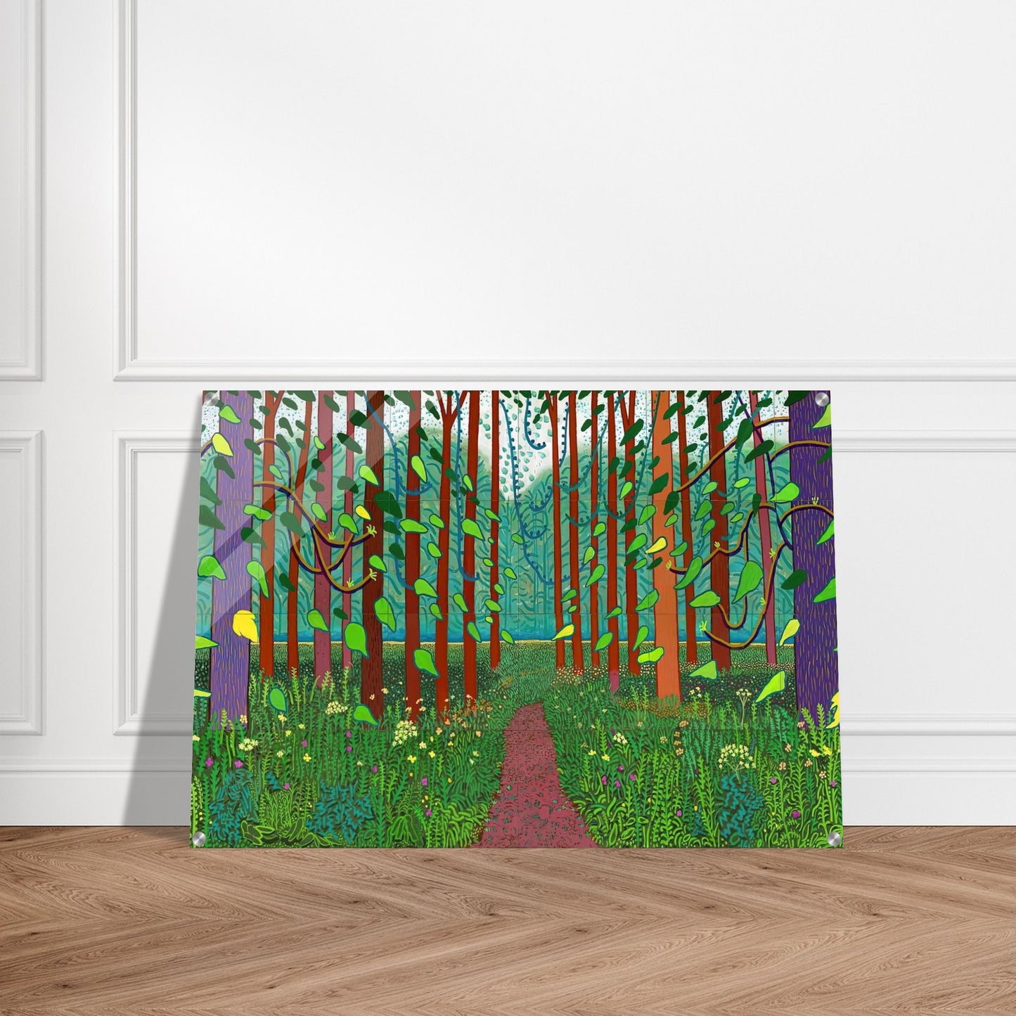 David Hockney - David Hockney Acrylic Print - 70x100 cm / 28x40″ inches | David Hockney Art | Artwork by David Hockney