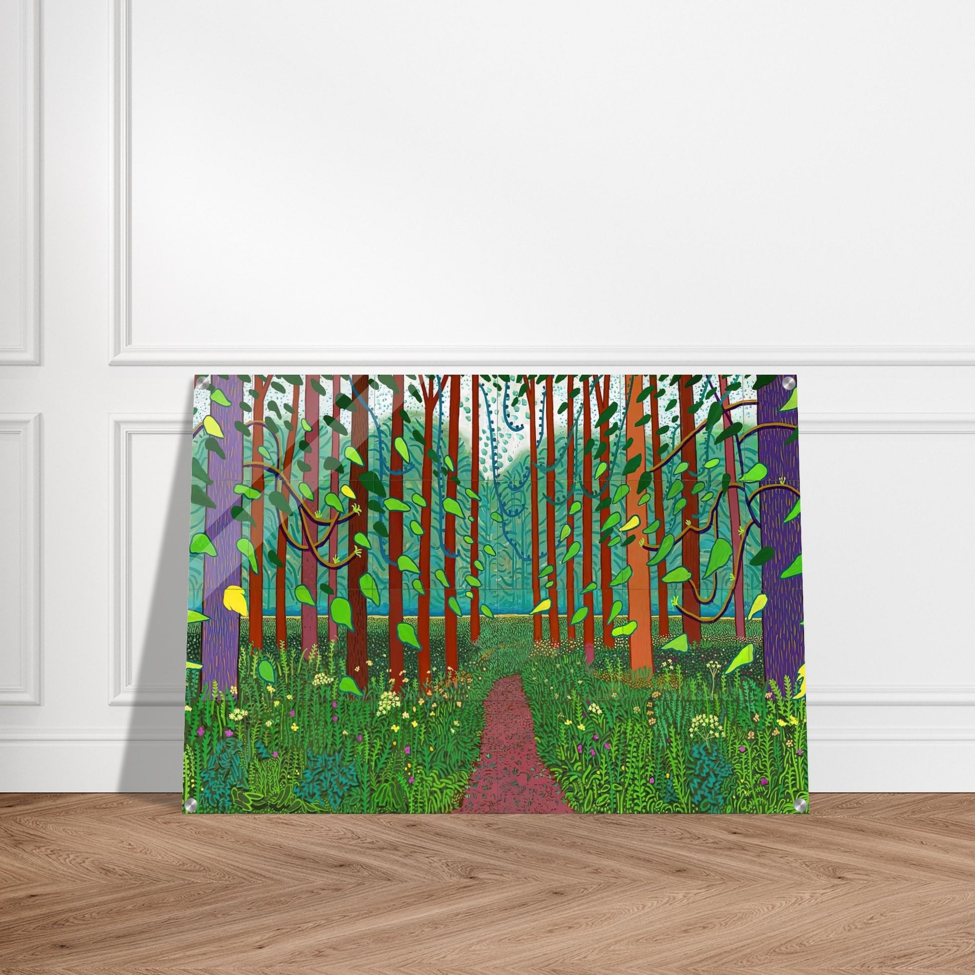 David Hockney - David Hockney Acrylic Print - 70x100 cm / 28x40″ inches | David Hockney Art | Artwork by David Hockney