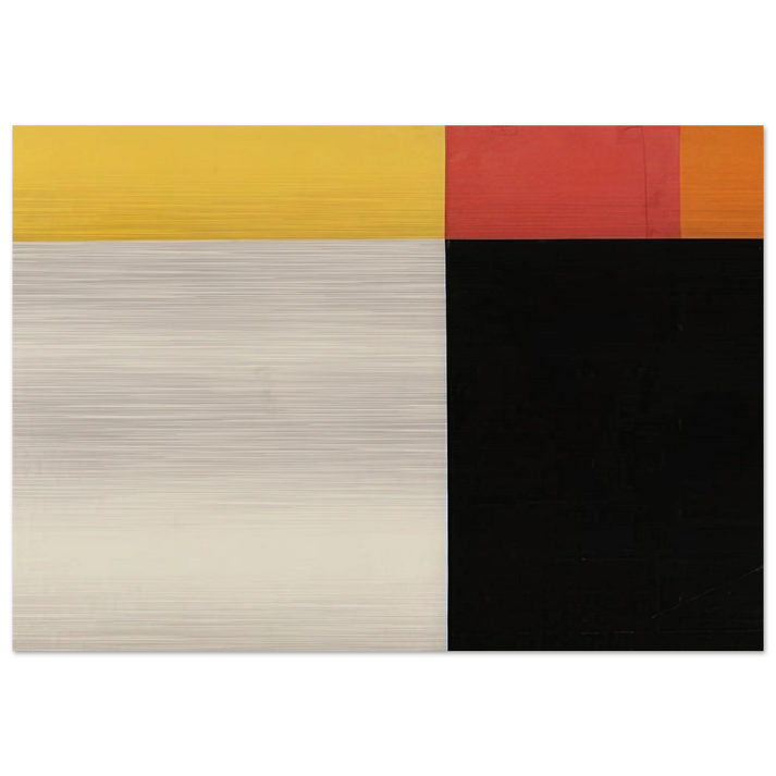 Study for Tiger - Ellsworth Kelly Brushed Aluminum Print - 70x100 cm / 28x40 inches | Ellsworth Kelly Aluminum Print | Ellsworth Kelly Prints