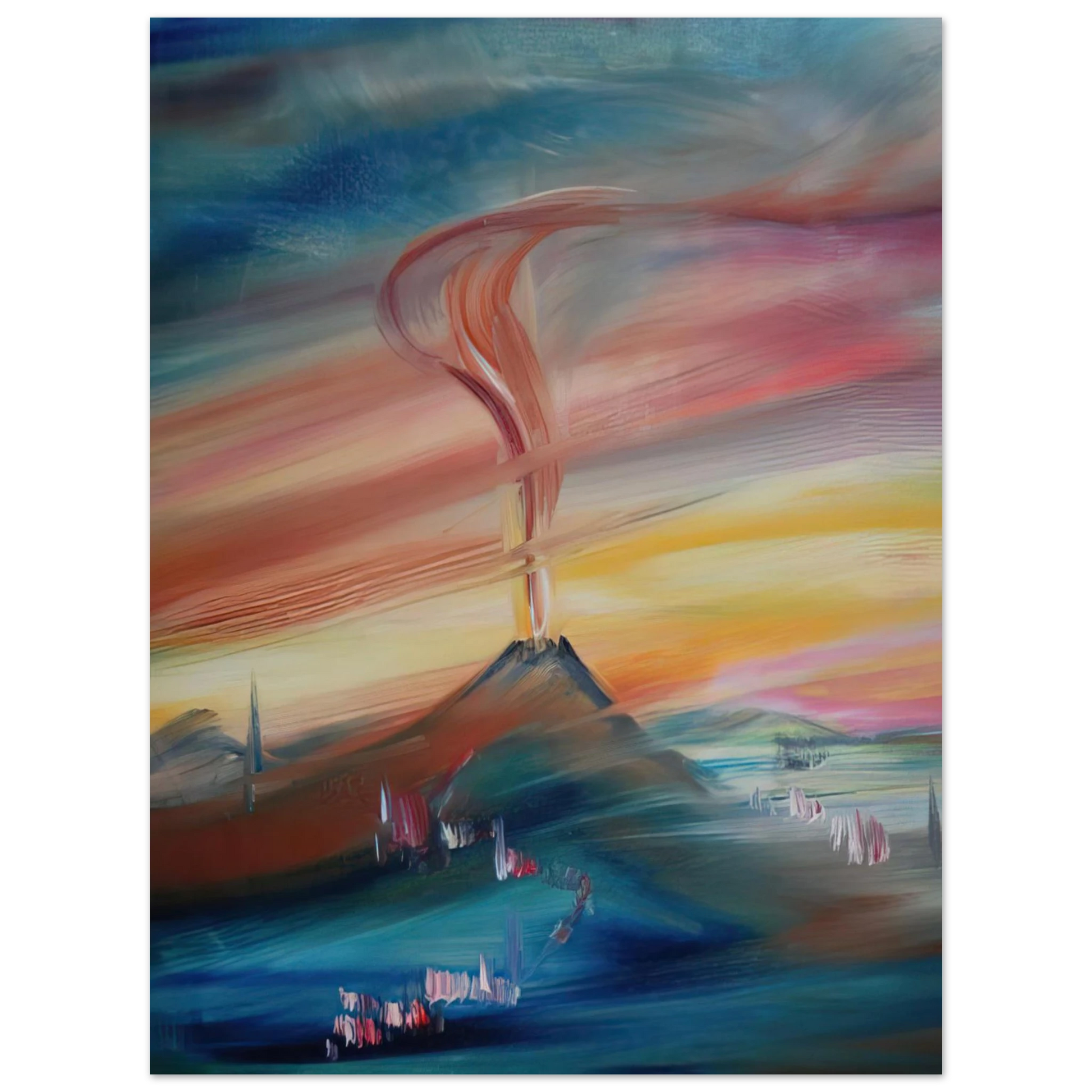 Konrad Zuse - After Eruption of the Hessian Skittles Fine Art Poster - Default Title