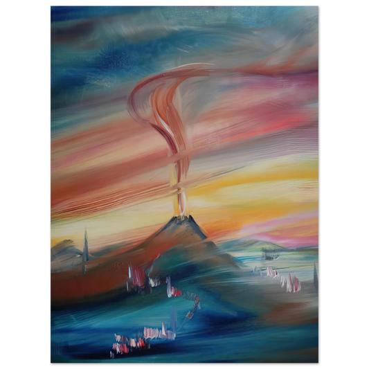 Konrad Zuse - After Eruption of the Hessian Skittles Fine Art Poster - Default Title