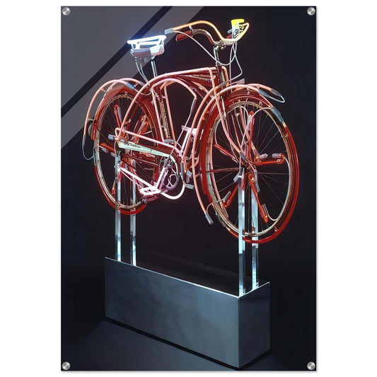 BICYCLOID IX 1994 - Robert Rauschenberg Acrylic Print - 70x100 cm / 28x40″ inches