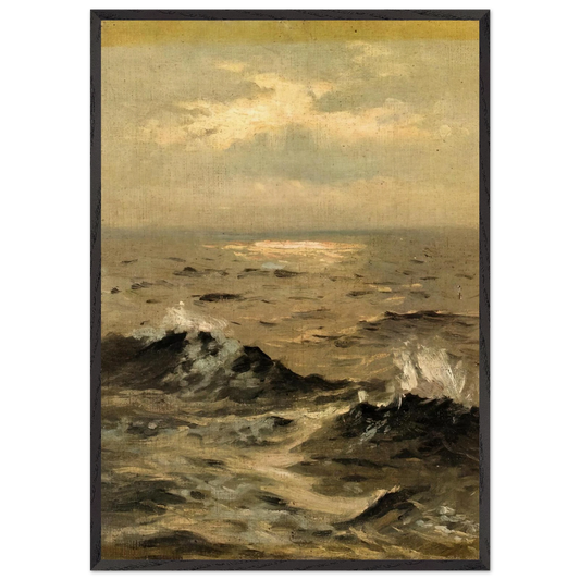 Seascape N3 - John Singer Sargent Framed Art Print – Black Wooden Frame - Default Title - -Framed Art Print