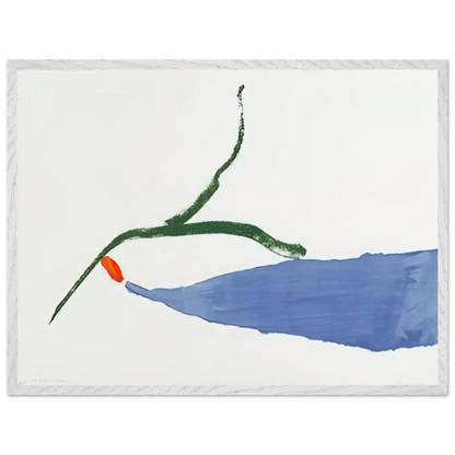 Helen Frankenthaler - A Little Zen - 1970 Wall art - 27x35 cm / 11x14 Inches - Premium Wooden Framed Poster With Fine Art Paper - Black frame