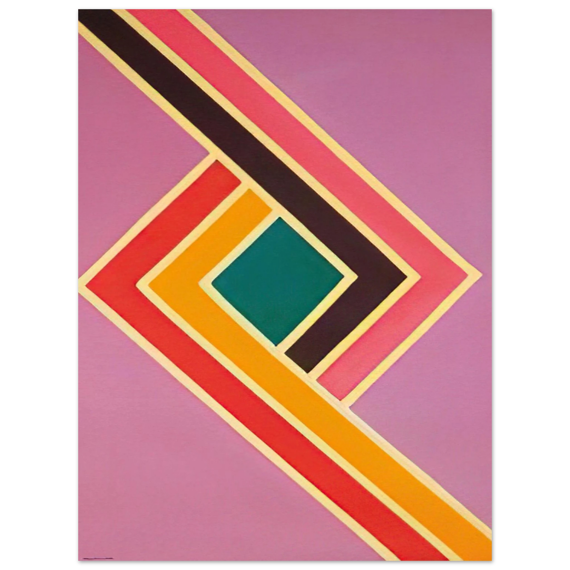 Sam Gilliam - Comet I Fine Art Poster - Default Title