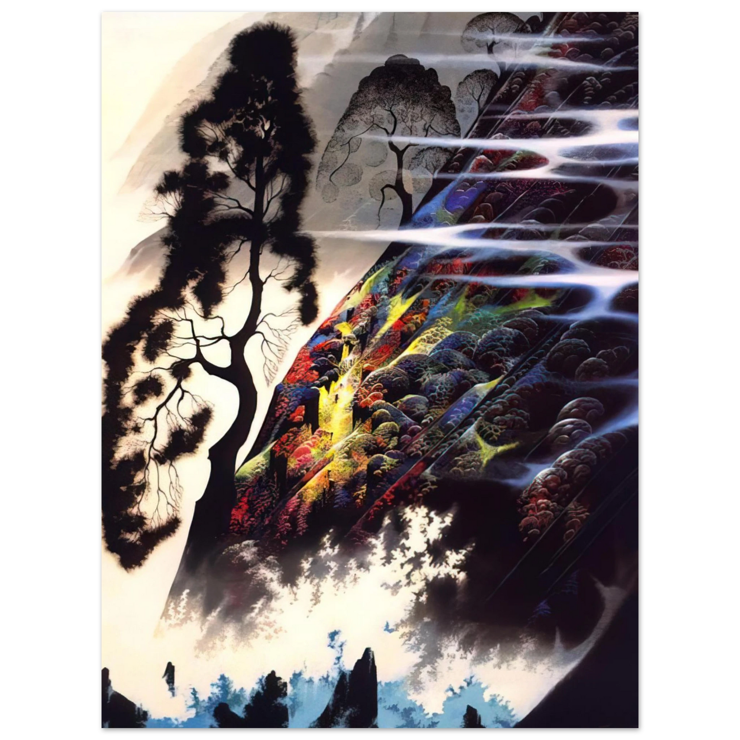 Eyvind Earle - Radiant Splendor Fine Art Poster - Default Title