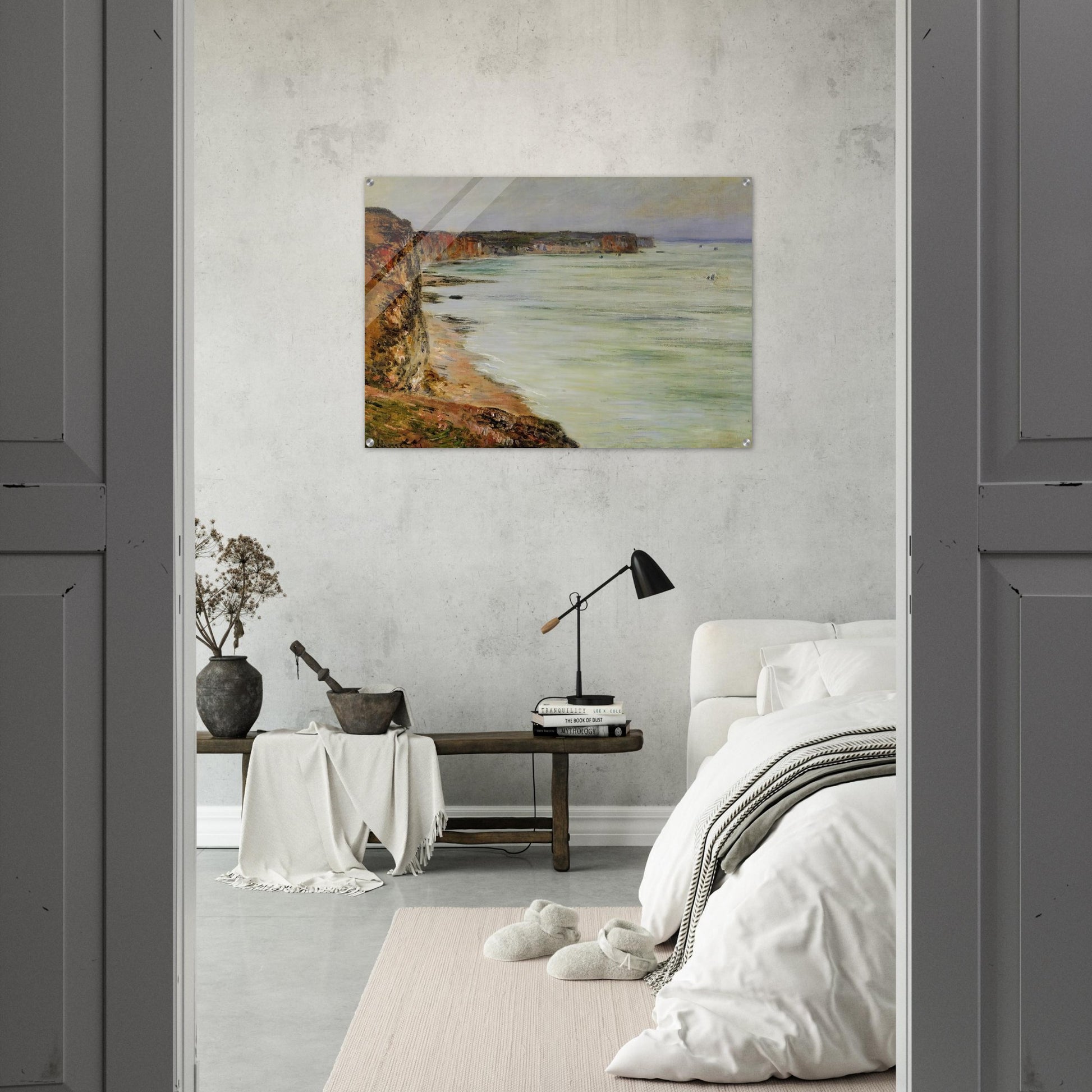 Calm Weather, Fecamp - claude monet Acrylic Print - 70x100 cm / 28x40″ inches | claude monet Wall Art | claude monet Prints