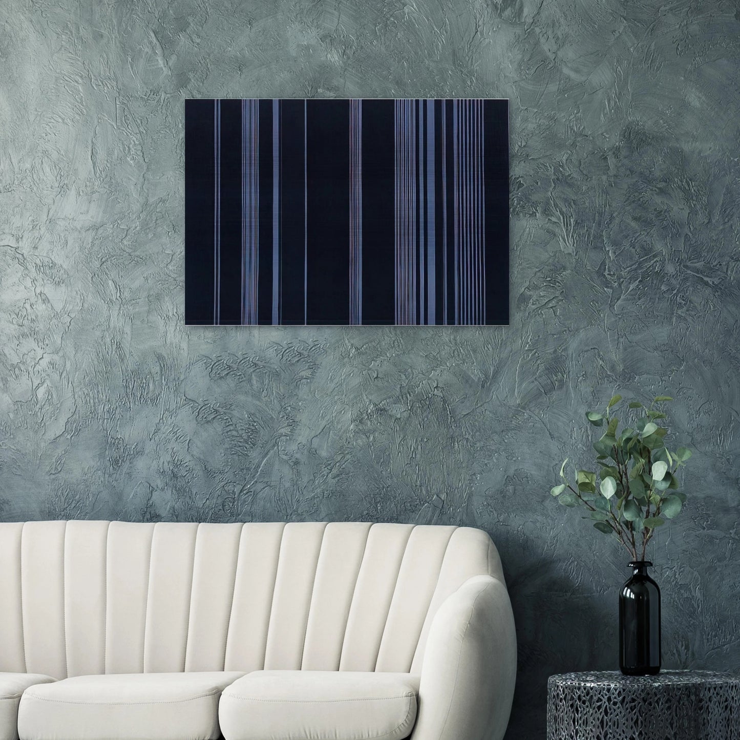 Night Patrol - 1975 - Gene Davis Brushed Aluminum Print - 70x100 cm / 28x40 inches | Gene Davis Aluminum Print | Gene Davis Prints