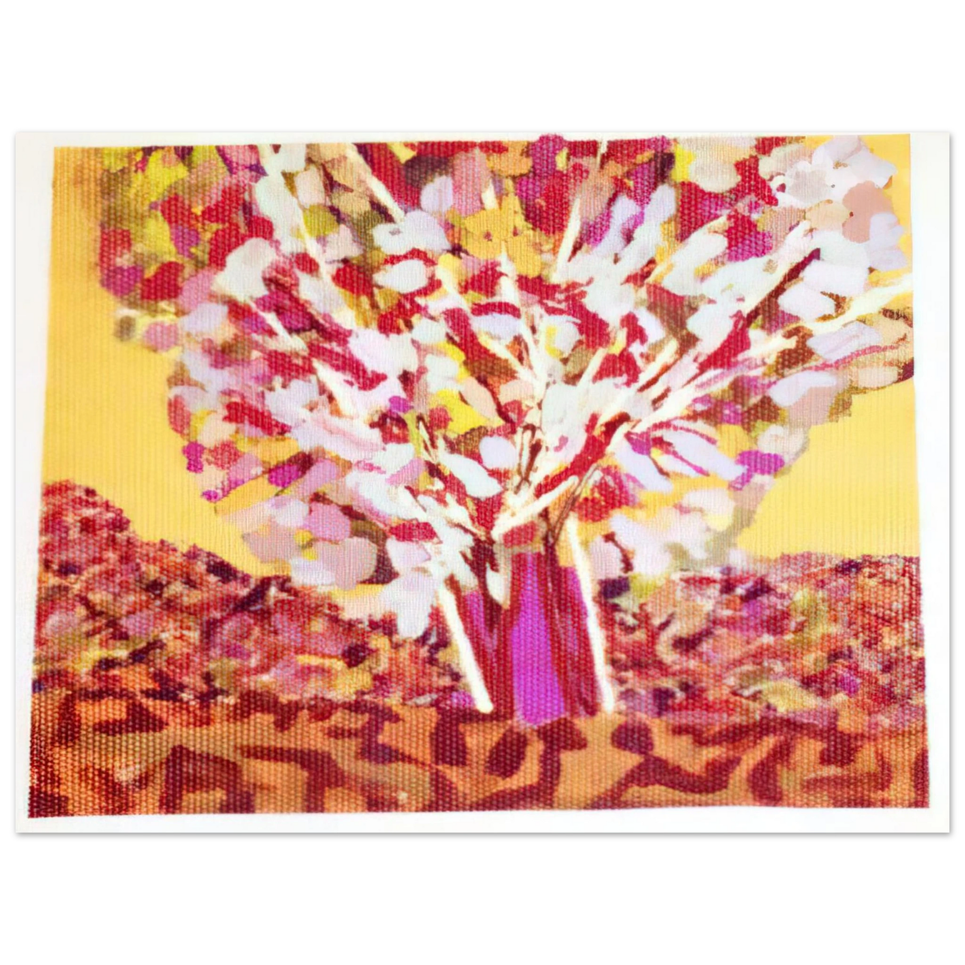 Ronnie Landfield - Utah, the Pregnant Tree - 1975 Fine Art Poster - Default Title