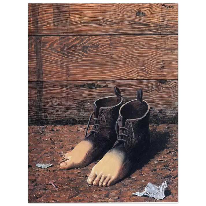 Rene Magritte - THE RED MODEL 1935  75x100 cm / 30x40inches Fine Art Poster