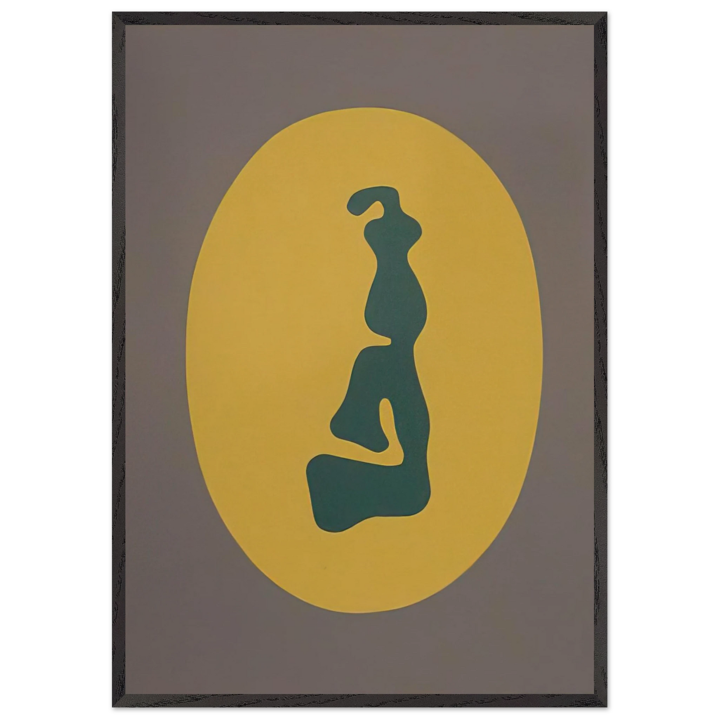 Sun N1 - Jean Arp Framed Art Print – Black Wooden Frame - Default Title - -Framed Art Print