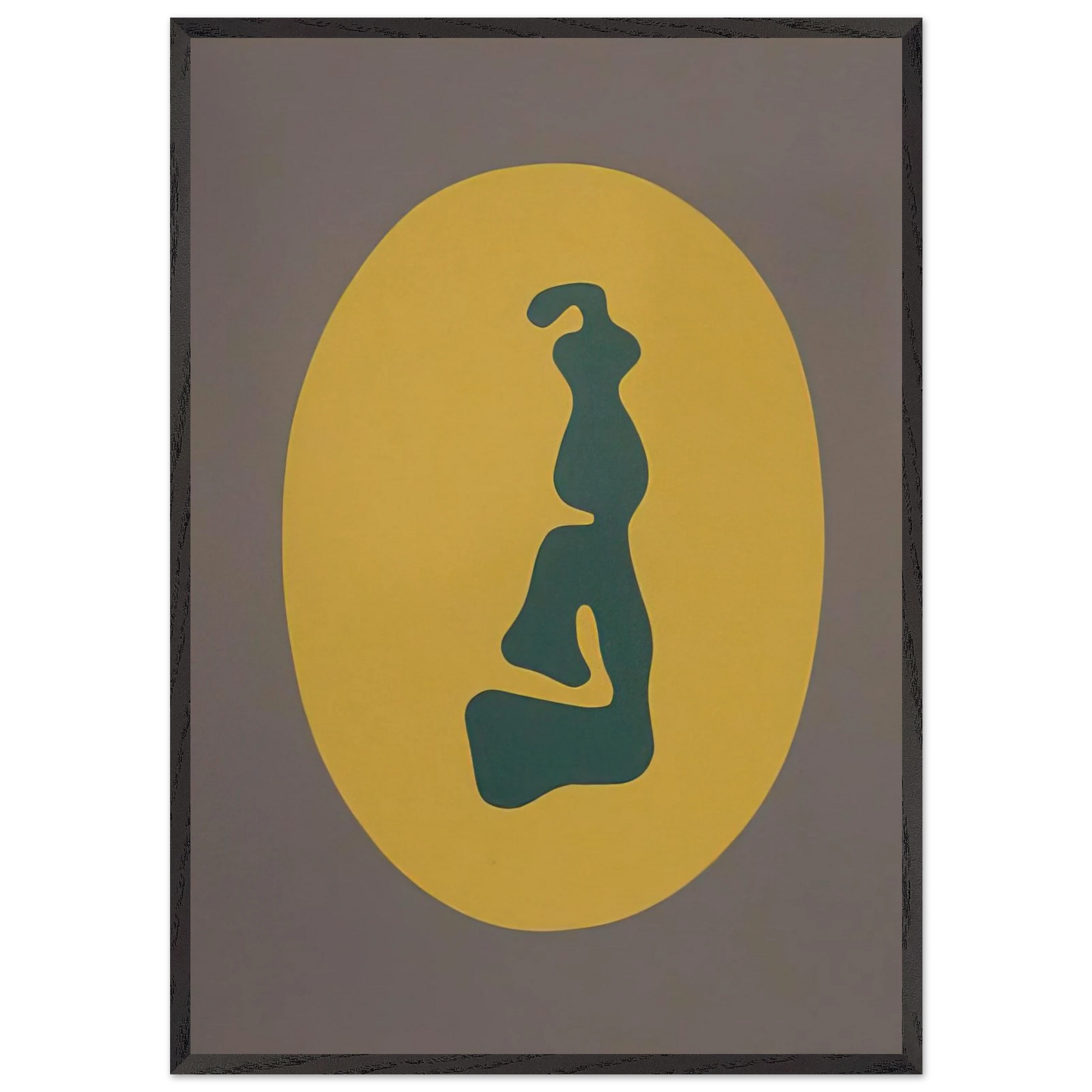 Sun N1 - Jean Arp Framed Art Print – Black Wooden Frame - Default Title - -Framed Art Print