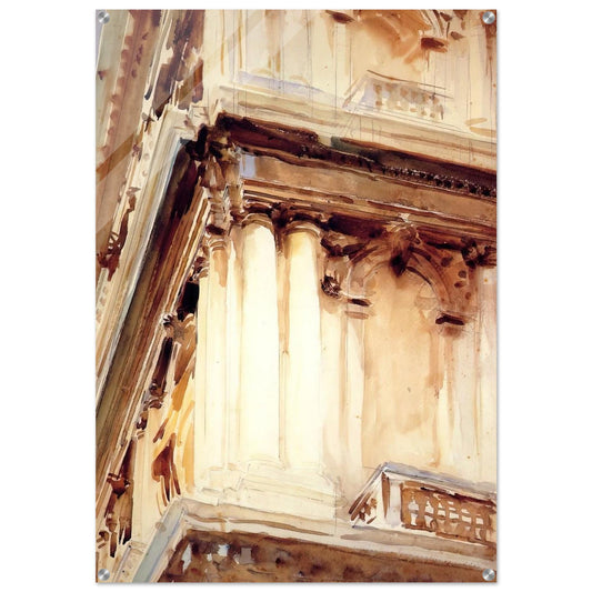 Palazzo Corner della Ca Grande - John Singer Sargent Acrylic Print - 70x100 cm / 28x40″ inches