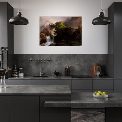 A Mountain Stream - Thomas Moran Acrylic Print - 70x100 cm / 28x40″ inches