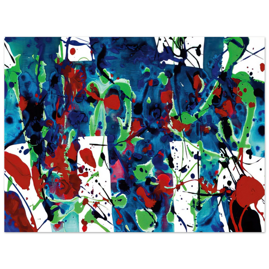 Sam Francis - Untitled  SFP94-33  SFF 1709  Fine Art Poster - Default Title