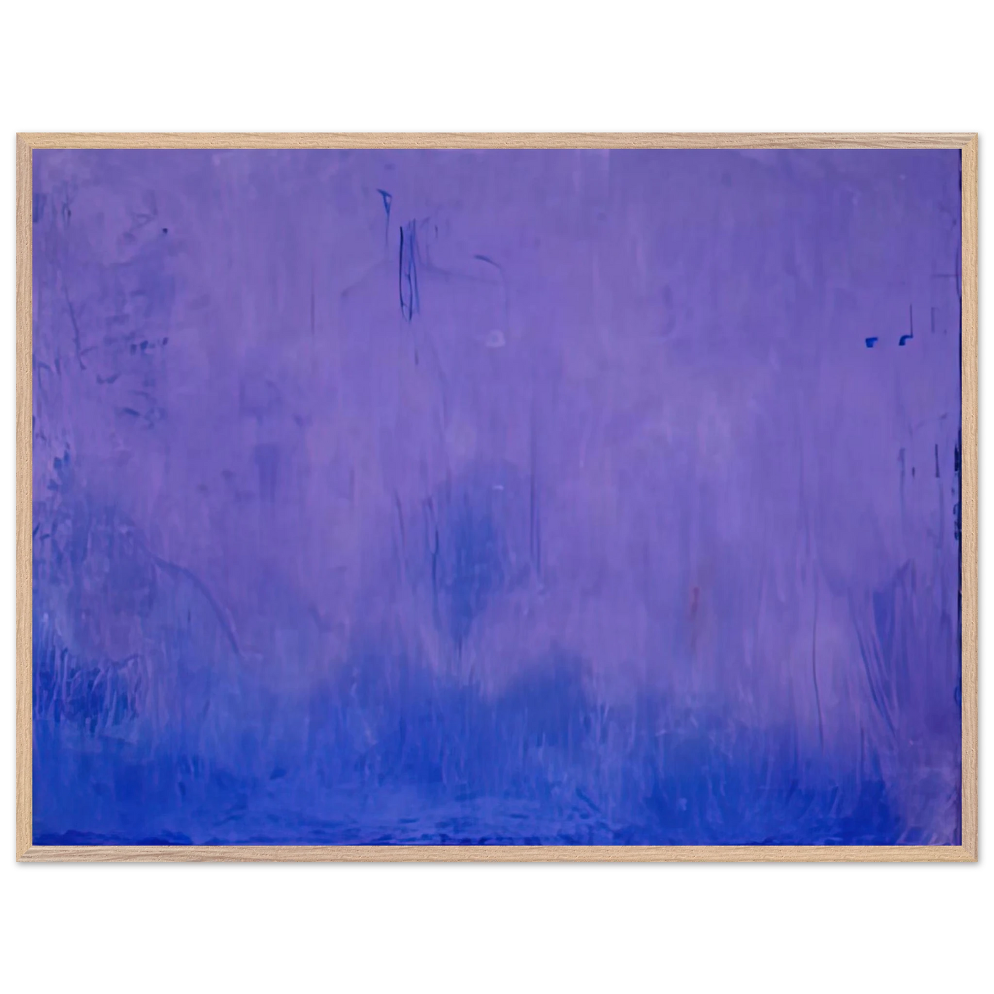 Helen Frankenthaler - Warming Trend, 2002- Wall Art - 30x40 cm / 12x16 inches - Premium Wooden Framed Poster With Fine Art Paper - White frame
