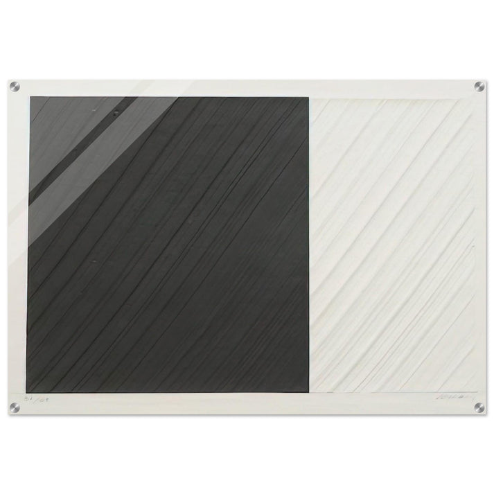 Untitled - 1991 - Pierre Soulages Acrylic Print - 70x100 cm / 28x40″ inches