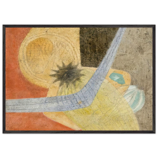 Composition - 1933 - John Ferren Framed Art Print – Black Wooden Frame - Default Title - -Framed Art Print