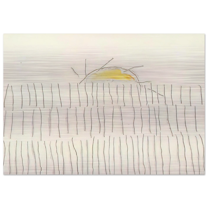 Untitled - 1966 - Forrest Bess Brushed Aluminum Print - 70x100 cm / 28x40 inches | Forrest Bess Aluminum Print | Forrest Bess Prints