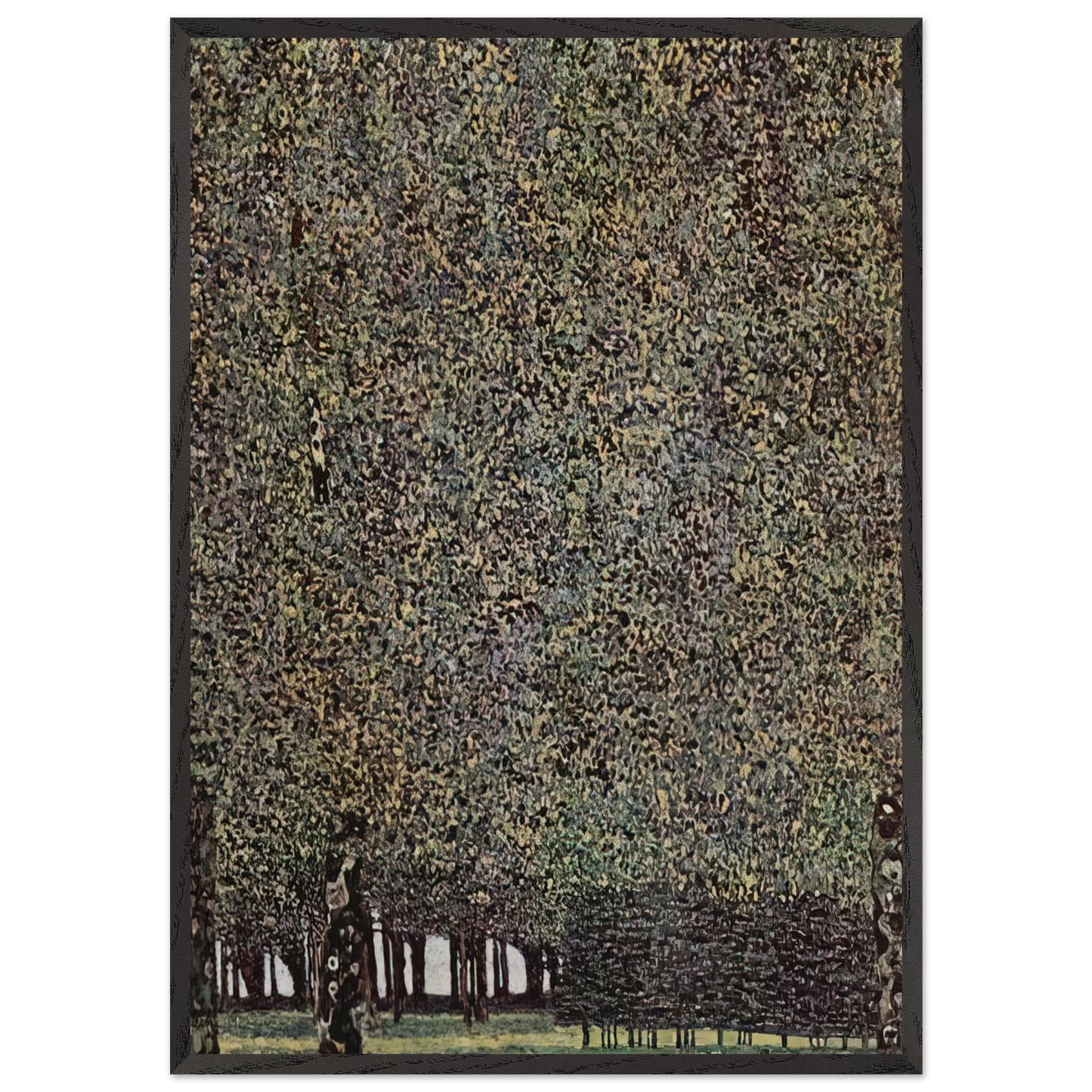 PARK 1910 - Gustav Klimt Framed Art Print – Black Wooden Frame - Default Title - -Framed Art Print