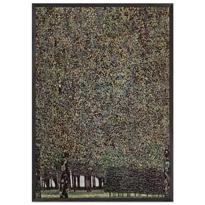 PARK 1910 - Gustav Klimt 70x100 cm / 28x40 inches Framed Art Print – Black Wooden Frame