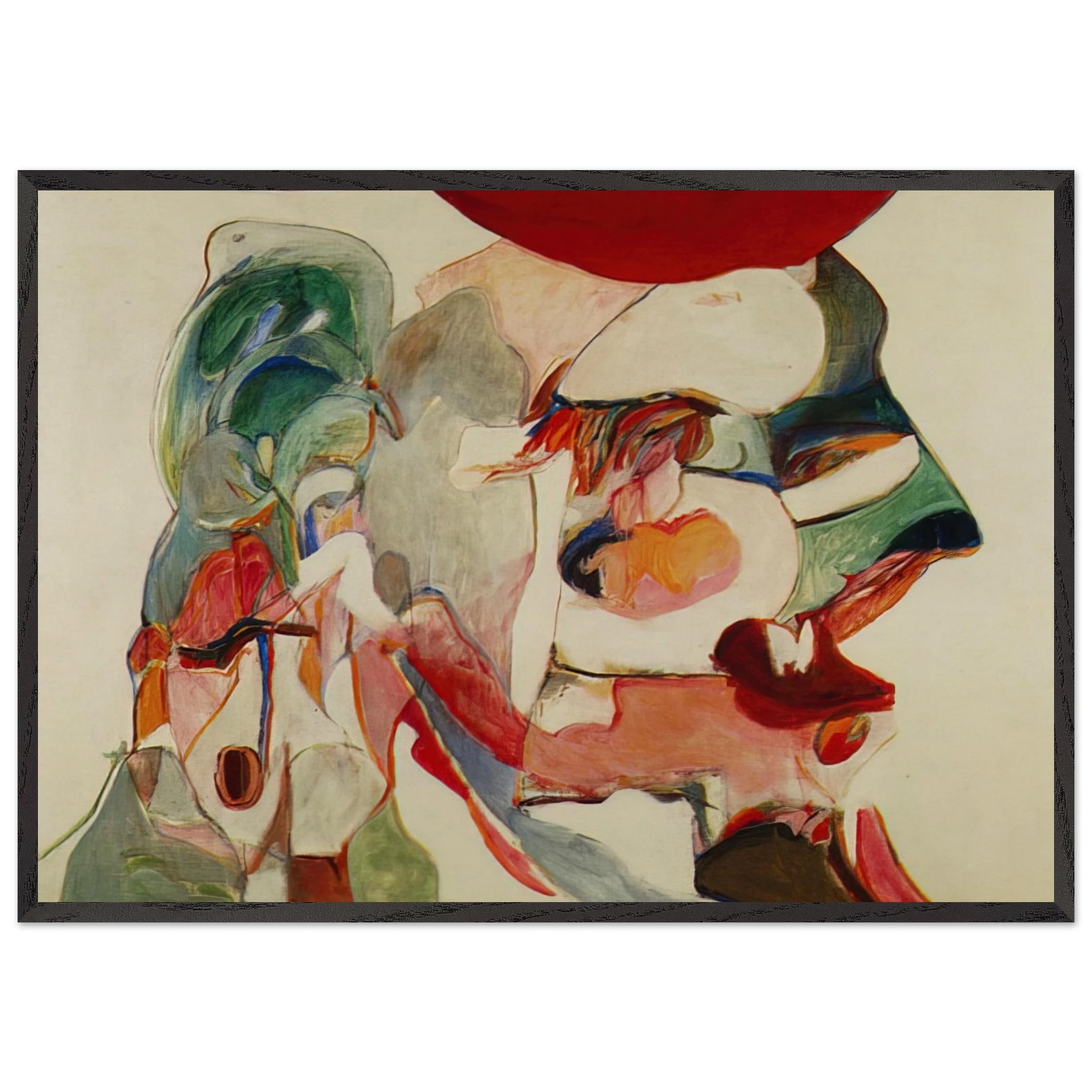 Henrique VIII - 1966 - Menez Framed Art Print – Black Wooden Frame - Default Title - -Framed Art Print