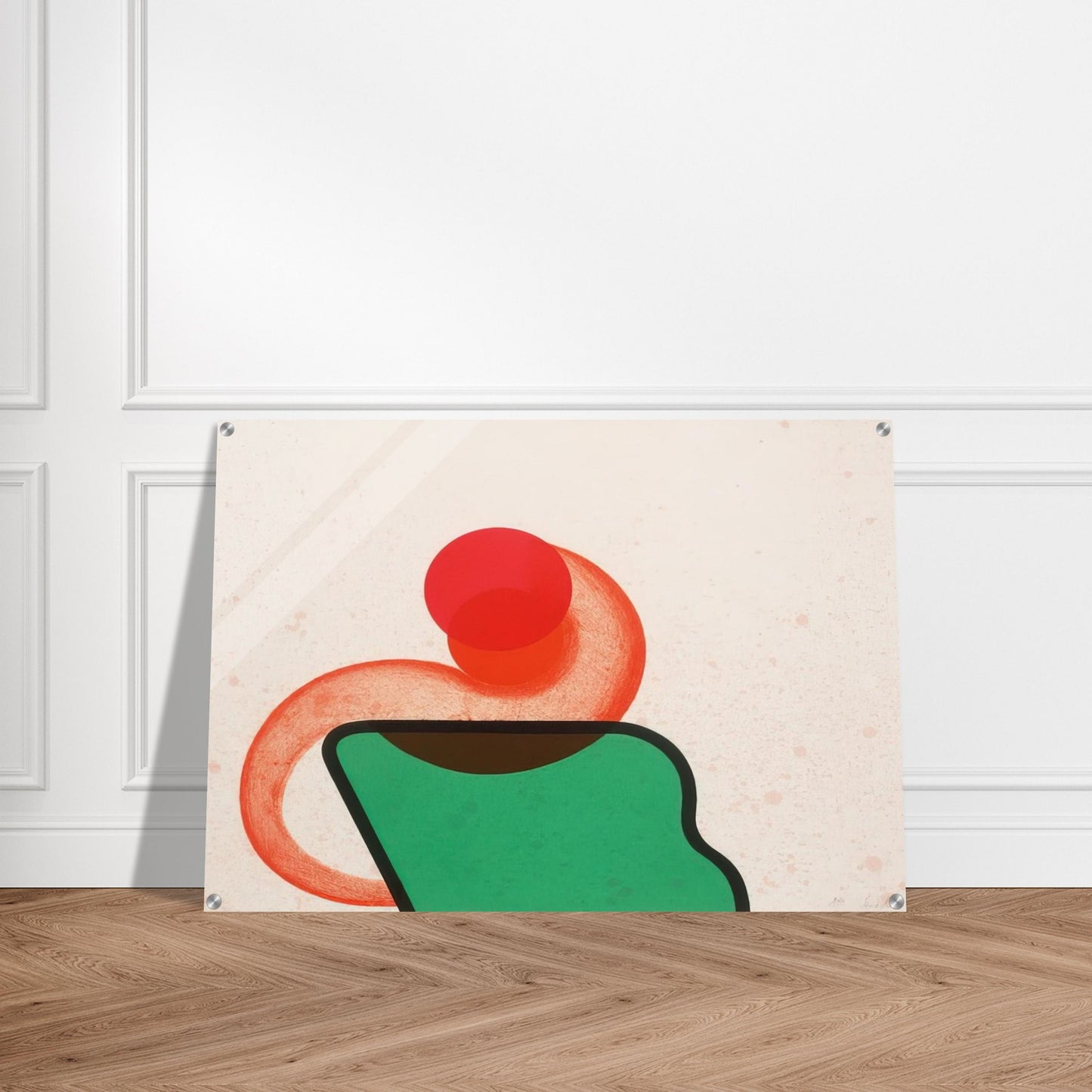 Bedroom - 1968 - Howard Hodgkin Acrylic Print - 70x100 cm / 28x40″ inches | Howard Hodgkin Wall Art | Howard Hodgkin Prints