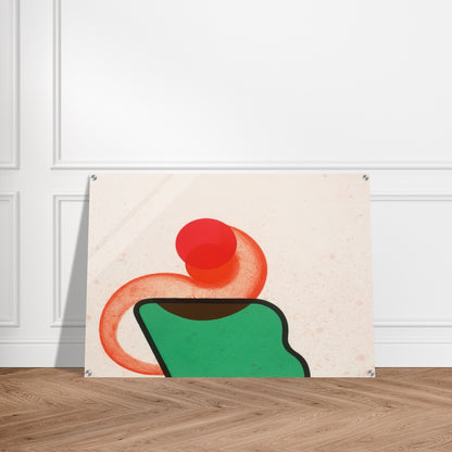 Bedroom - 1968 - Howard Hodgkin Acrylic Print - 70x100 cm / 28x40″ inches | Howard Hodgkin Wall Art | Howard Hodgkin Prints