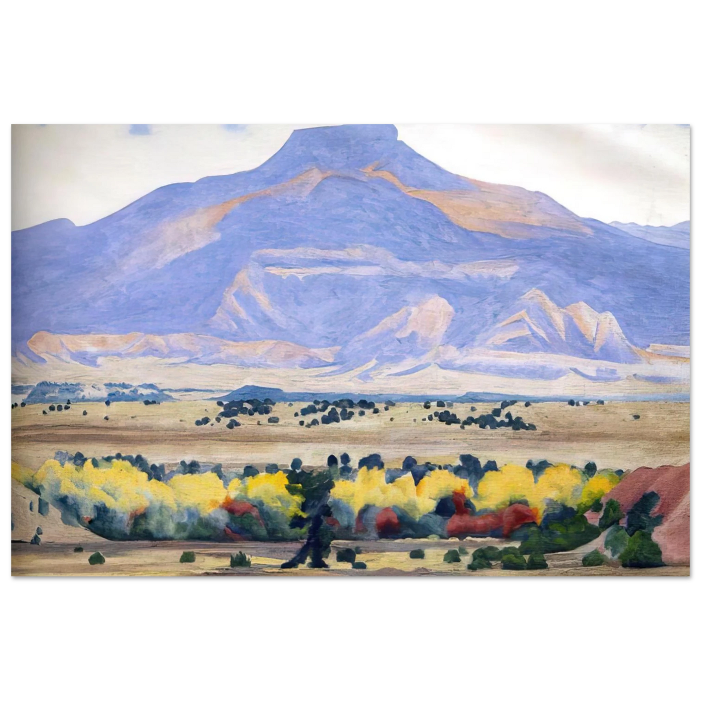 Georgia O'Keeffe - Pedernal Fine Art Poster - 75x100 cm / 30x40 inches