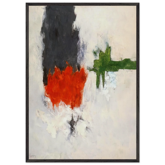 Sun Moon Chalice II - 1962 - Theodoros Stamos Framed Art Print – Black Wooden Frame - Default Title - -Framed Art Print