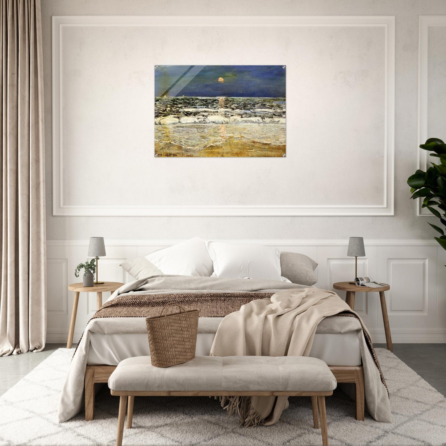 East Hampton - Childe Hassam Acrylic Print - 70x100 cm / 28x40″ inches