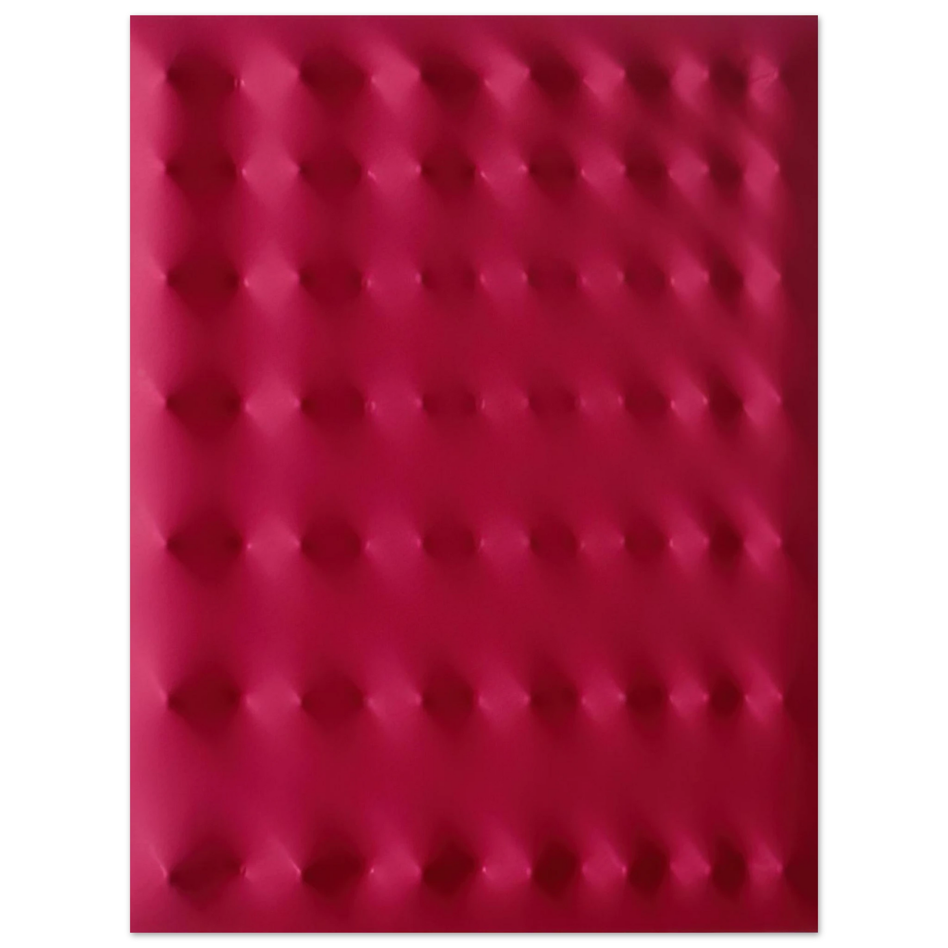 Enrico Castellani - Superficie rossa - 2006 Fine Art Poster - Default Title