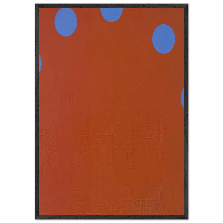 Hoop-La - 1965 - Jeremy Moon 70x100 cm / 28x40 inches Framed Art Print – Black Wooden Frame