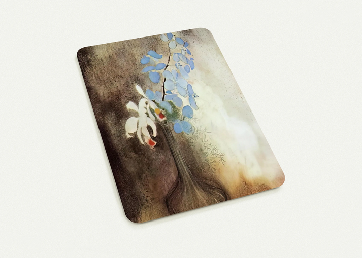 ORCHIDS By Odilon Redon Pack of 10 Post Cards | Odilon Redon Post Cards | A6 (10.5 x 14.8 cm) - 4.1 x 5.8 inches