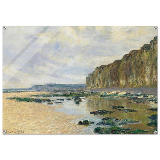 Low Tide at Varengeville - claude monet Acrylic Print - 70x100 cm / 28x40″ inches