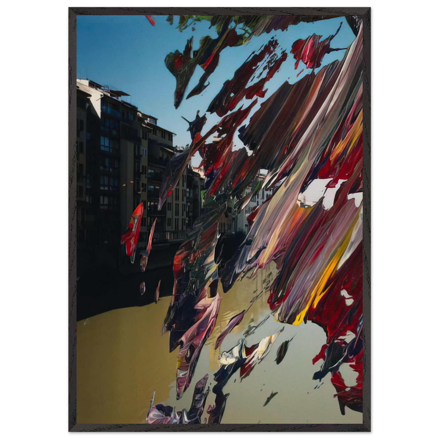 FIRENZE - Gerhard Richter Framed Art Print – Black Wooden Frame - Default Title - -Framed Art Print