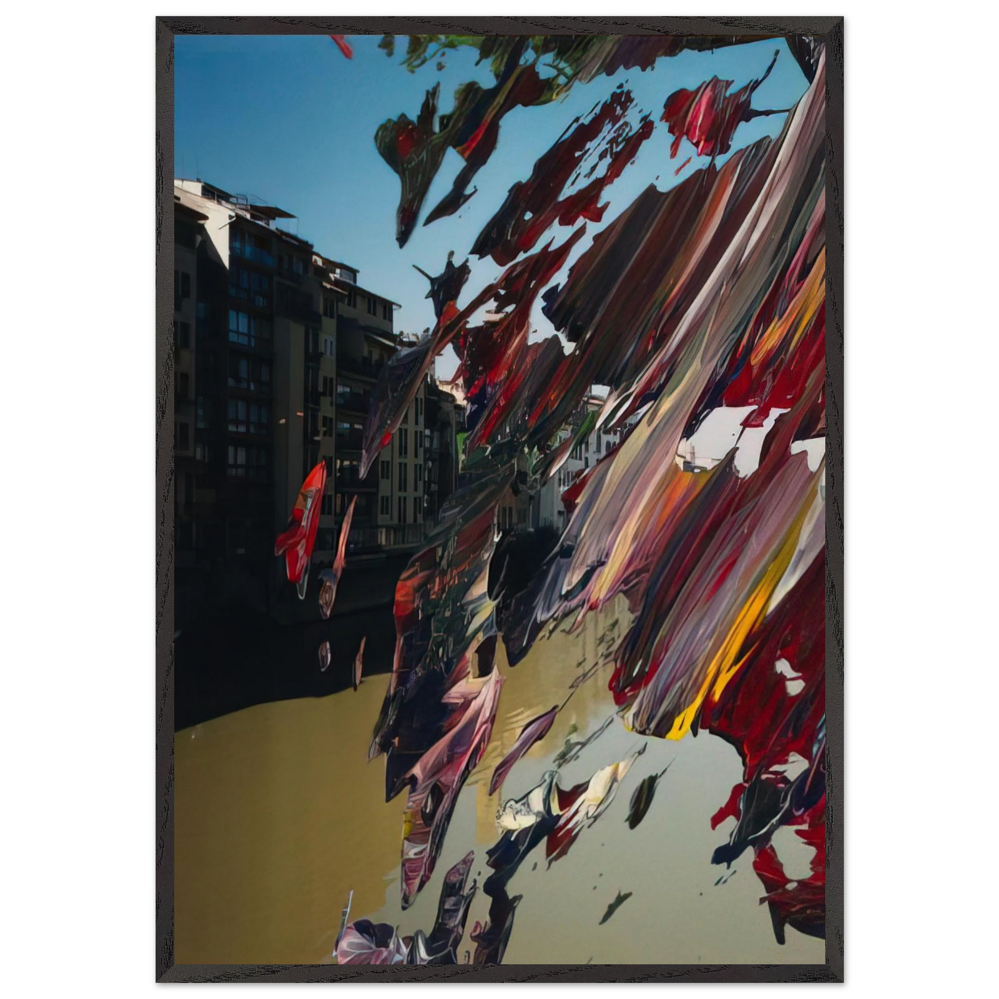 FIRENZE - Gerhard Richter Framed Art Print – Black Wooden Frame - Default Title - -Framed Art Print