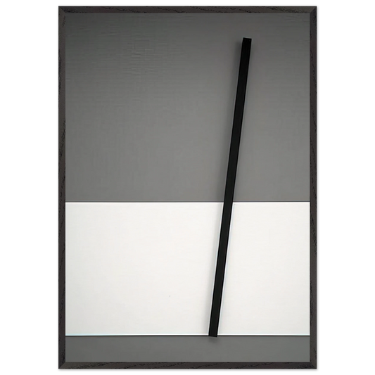 Untitled from Splints - Mira Schendel Framed Art Print – Black Wooden Frame - Default Title - -Framed Art Print