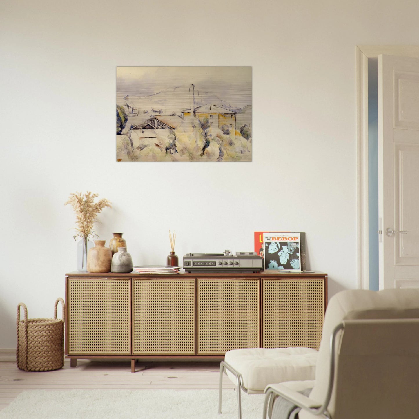 The Lime Kiln - Paul Cézanne Brushed Aluminum Print - 70x100 cm / 28x40 inches | Paul Cézanne Aluminum Print | Paul Cézanne Prints